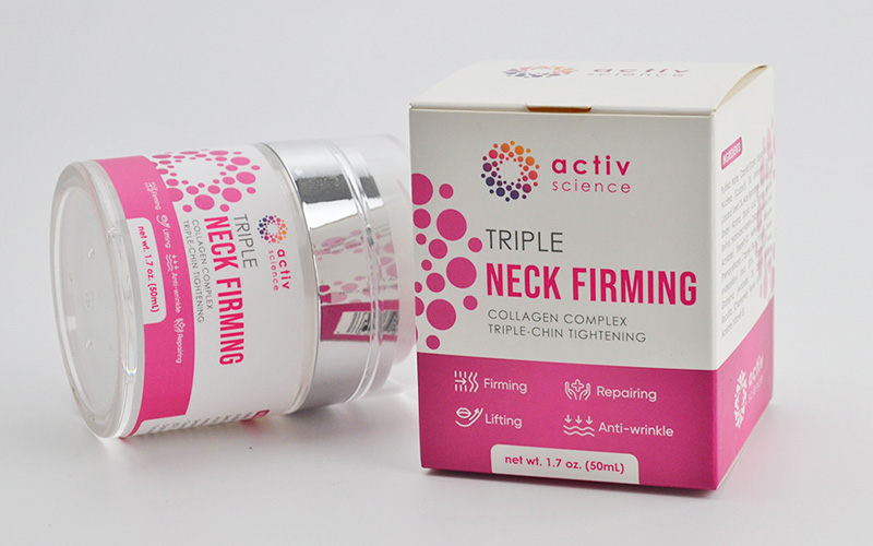 Retail folding cartons arranged for cosmetic and beauty products