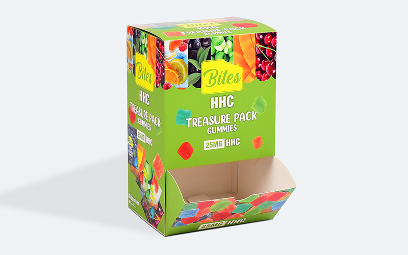 Custom dispenser box with a front dispensing opening