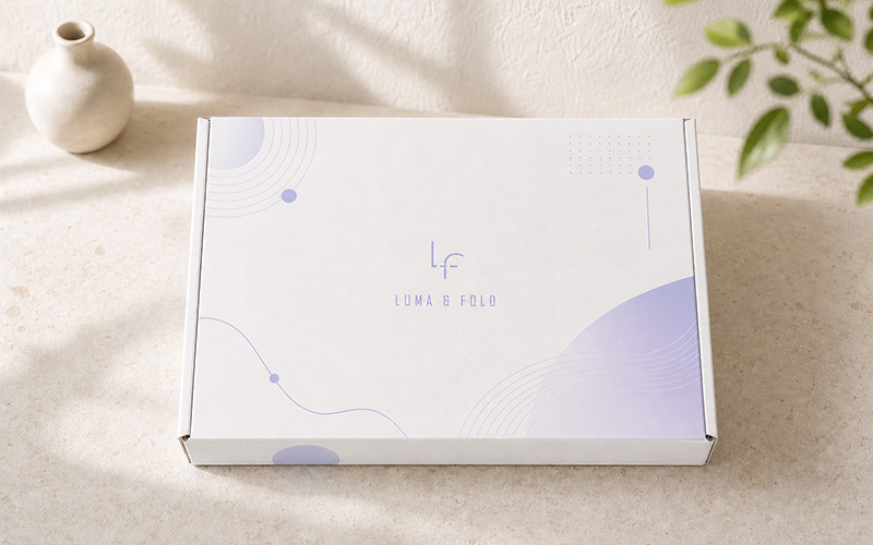 Custom printed corrugated mailer box for branded delivery